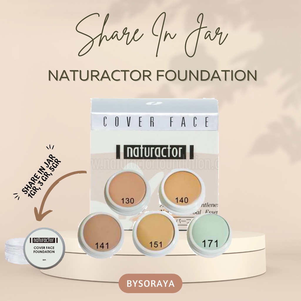 [SHARE IN JAR] NATURACTOR COVER FACE FOUNDATION