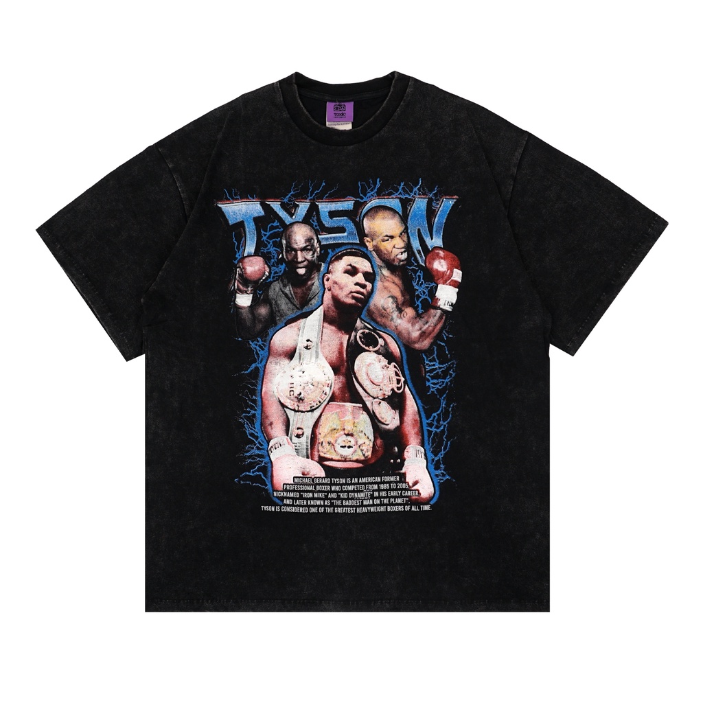 Ready Stock - Tshirt Oversized Washing Mike Tyson