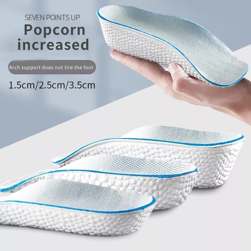 INSOLE PENINGGI BADAN INSTANT SOL SEPATU PENAMBAH TINGGI BADAN ALAS SEPATU TUMIT KAKI