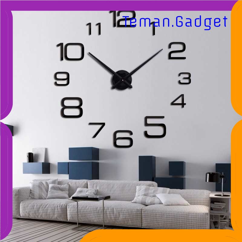 TG-PJM Jam Dinding Besar DIY Giant Wall Clock 100cm Model Numeral - JM-16