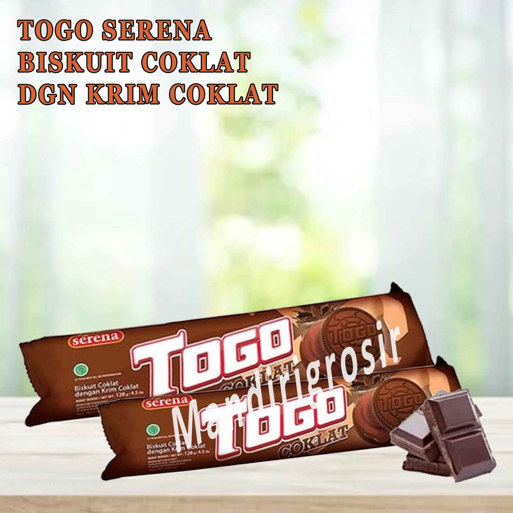 

Biskuit Chocolate* Togo Serena* Krim Cokelat* 128g