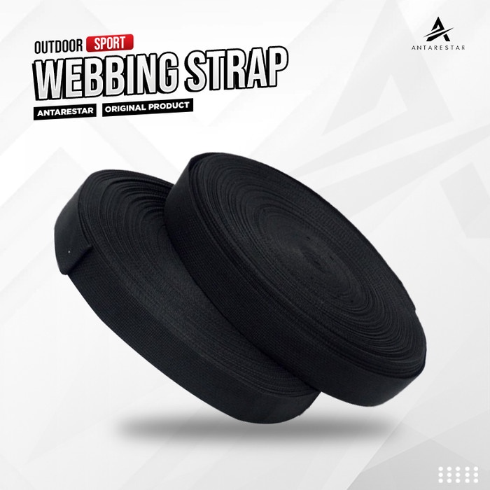 Hammock Tali Webbing 1 Roll Tali Webing Tebal Tali Hammock Ayunan Bartex 2,5M