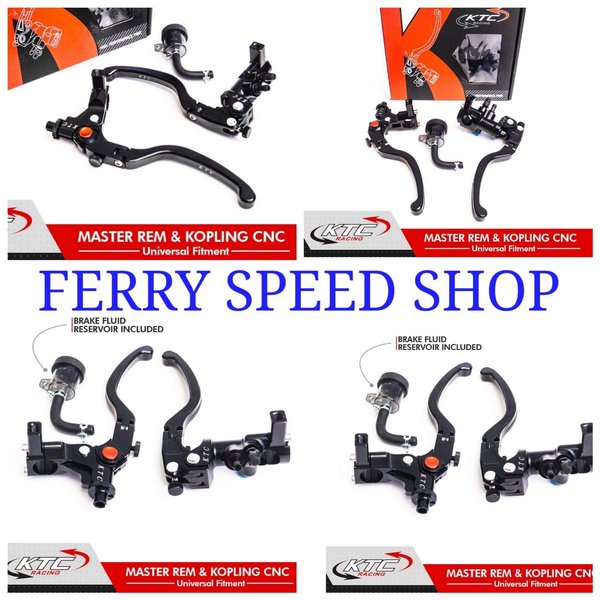 SET MASTER REM KTC RACING UNIVERSAL CNC FULL MASTER REM KOPLING KTC RACING NINJA 250 CBR 250 R25