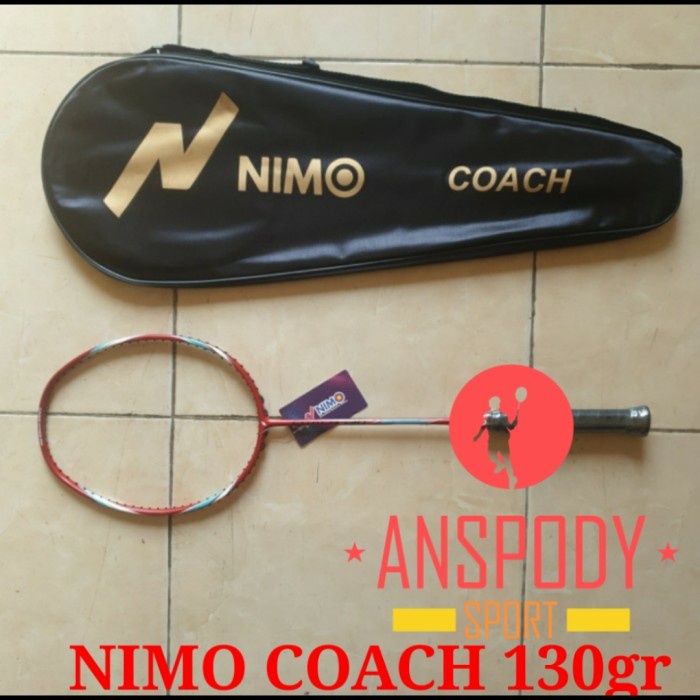 Lucu Raket Badminton Training / Latihan / Beban Nimo Coach 130Gr Bergaransi