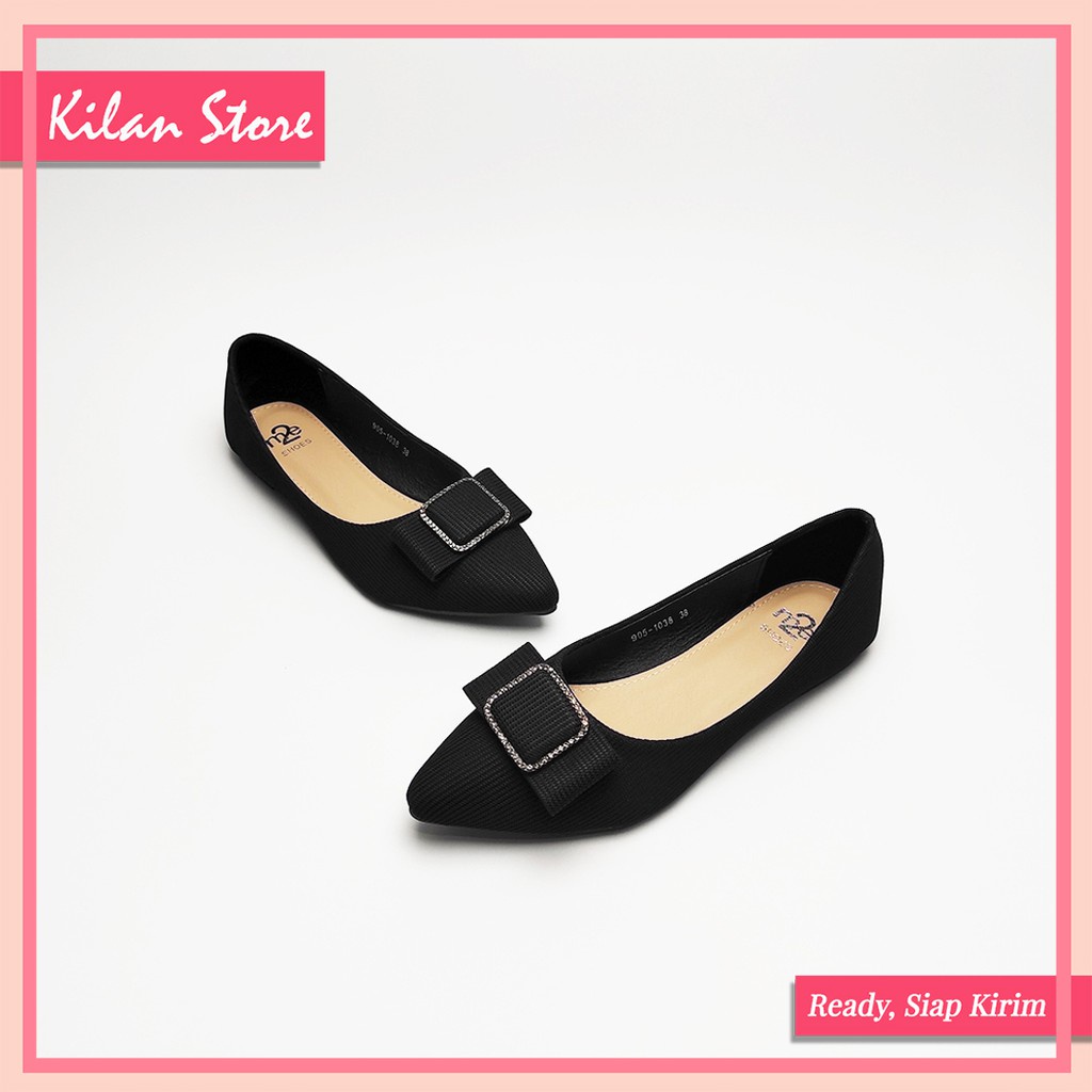 Flatshoes Wanita Humaira 1512102 - Sepatu Flat Wanita Sepatu Teplek Wanita Nyaman Digunakan