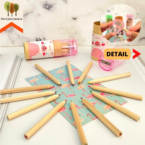 

Pensil Warna Tabung 12pcs Dengan Tutup Rautan Motif Hewan Animal Lucu Pensil Unik ATK Murah Colored Pencil Funny Fancy Stuff Best Gift Stationery For School Kantor Sekolah Ready Grosir Kado Ulang Tahun READY COD