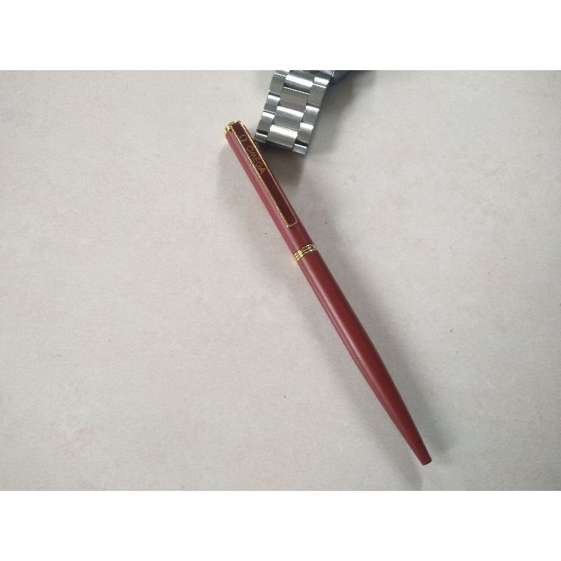

Ballpoint OMEGA Red Burgundy Goldplated ORIGINAL (Rare Item)