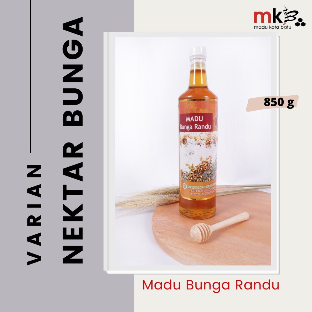 

Madu Murni Asli Madu kota batu Bunga RAndu 850g