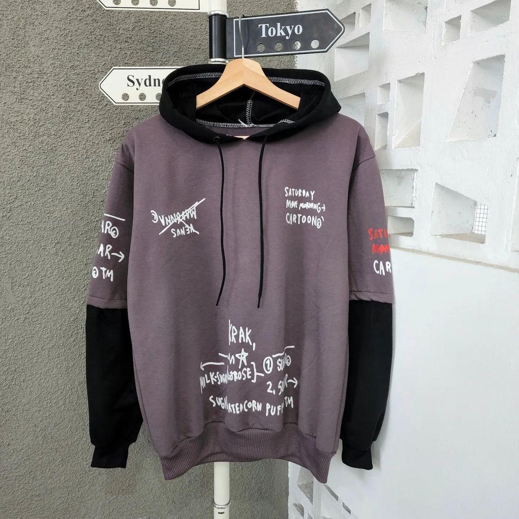 Hoodie Sweater SATURDAY COMBINE bisa untuk jaket pria/wanita