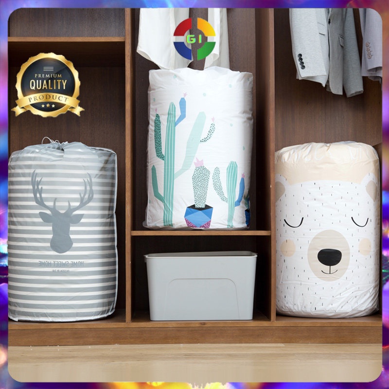 Keranjang Lipat Penyimpanan Pakaian Kotor Organizer White COD
