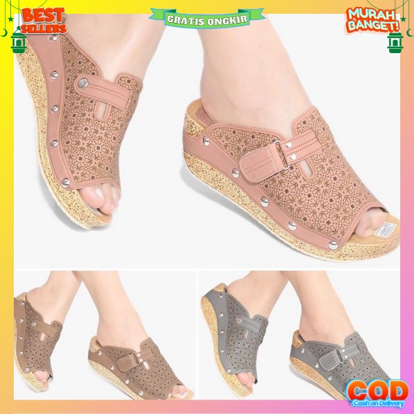 Saandal Wanita Casual Ssndal Waita Imprt Sandla Wania Fashion Terbaru Srndal Remaja Kekinian Sandl C