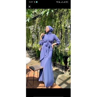 ALLANA DRESS LEBARAN CERUTI IKAT SIMPLE | Dress Lebaran Ootd Bridesmaid