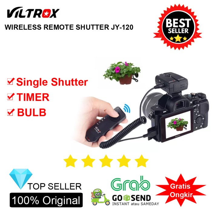 Viltrox Remote Wireless Jy120S2 - Photobox Selfie - For Sony Rm-Vpr1 #Original