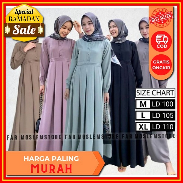 Baju Wanita Gamis Terbaru 2022 Kekinian / Ir Fashion / Terlaris / Termurah / Cod Bayar Ditempat / Gr