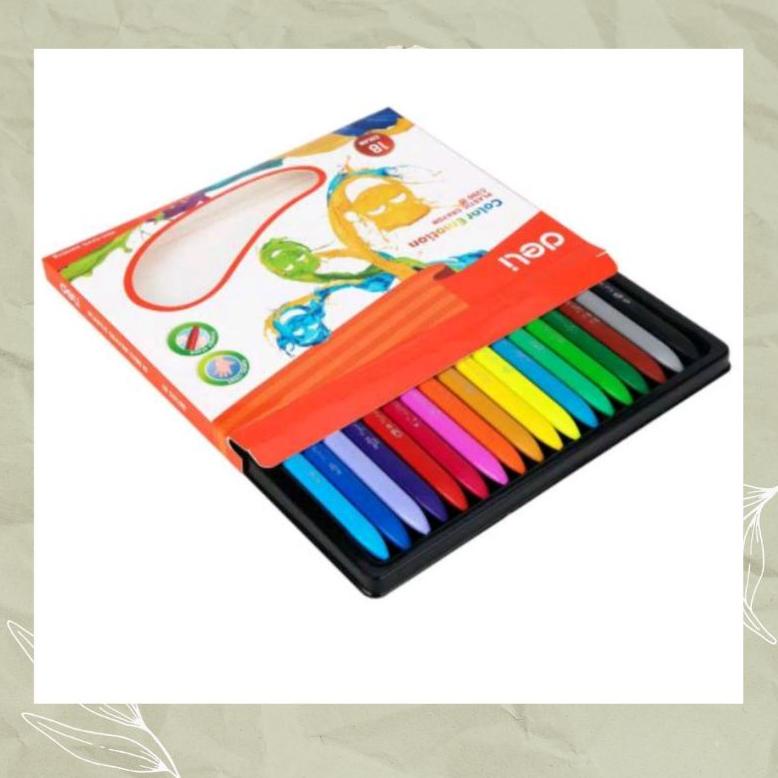

( Bayar Ditempat ) Deli Crayon Pewarna Cerah Anti Kotor di Tangan !