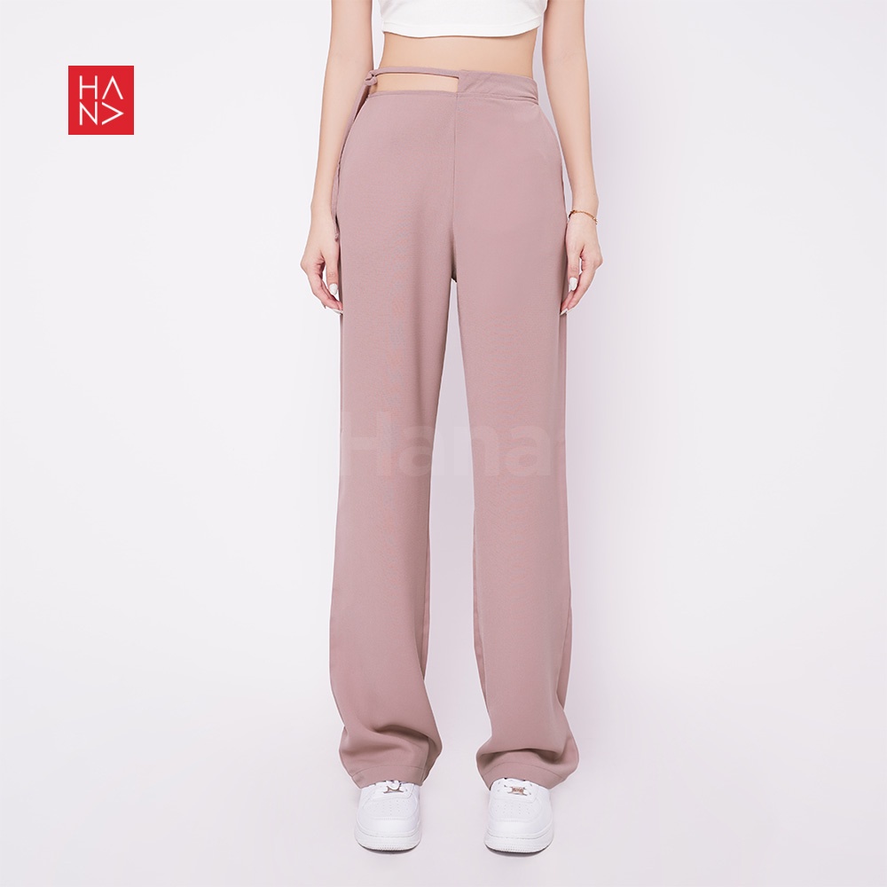HanaFashion JKT - Biena Loose Pants with Rope Celana Panjang Wanita - LP126