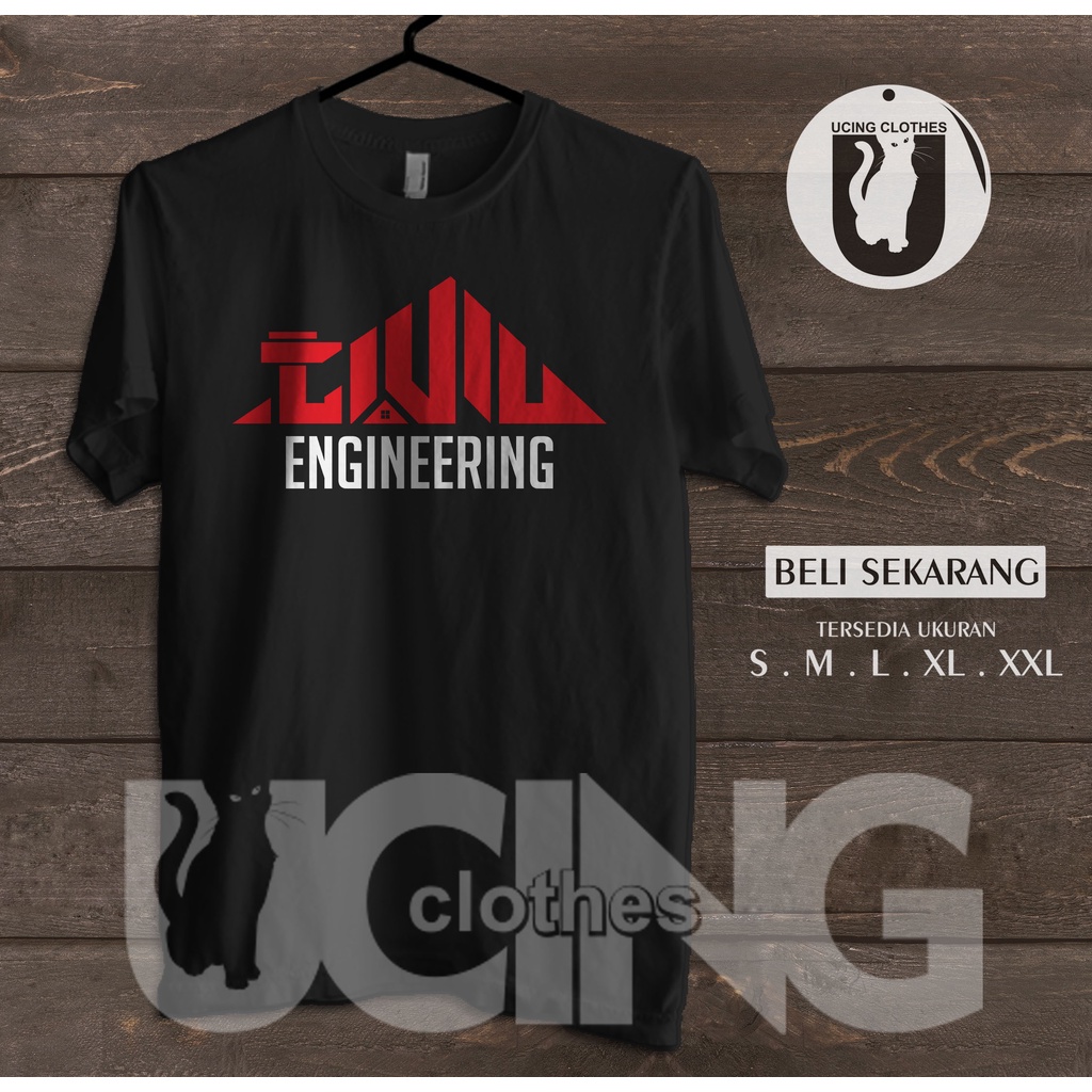Kaos Baju Civil Engineering Teknik Sipil Kaos Distro