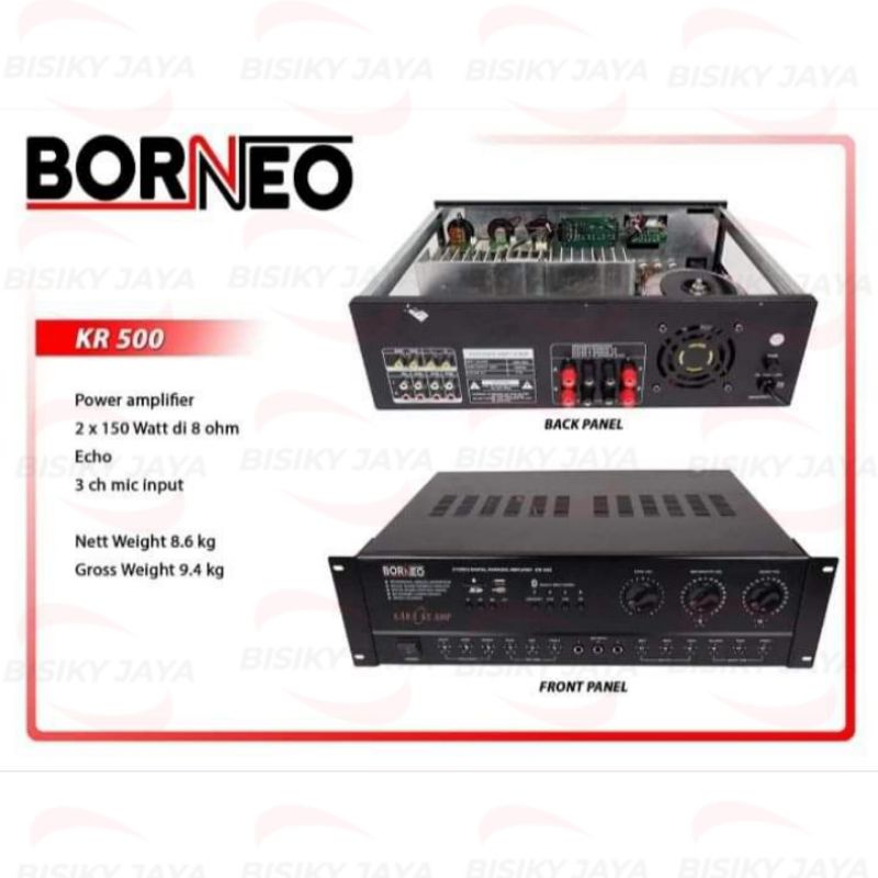 Power Amplifier BORNEO KR500