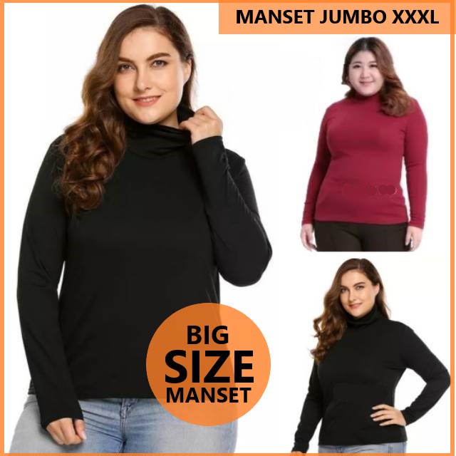 TERLARIS!! Manset Jumbo Big Size XXXL Spandek Polos ILLORI (Feyza) | Manset Wanita Dan Pria Spandek Lengkap