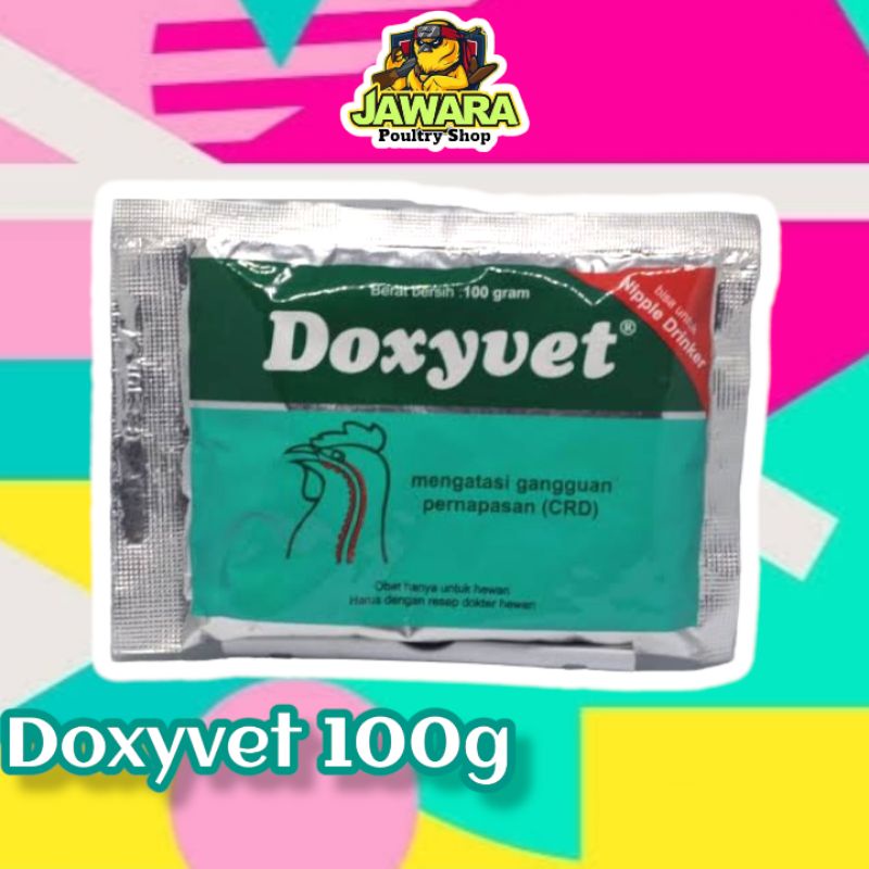Doxyvet 100 Gram - Obat Ngorok Pilek Ayam Bebek