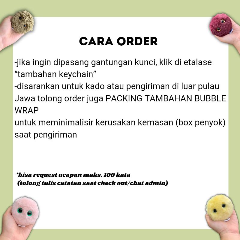 Worry pet Vol.07 - Sensory toy for mental health anxiety buddy - Fidget - Stress ball - Bag Charm