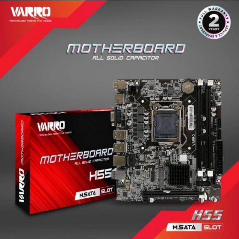 VARRO H55 LGA 1156 Support MSata Slot