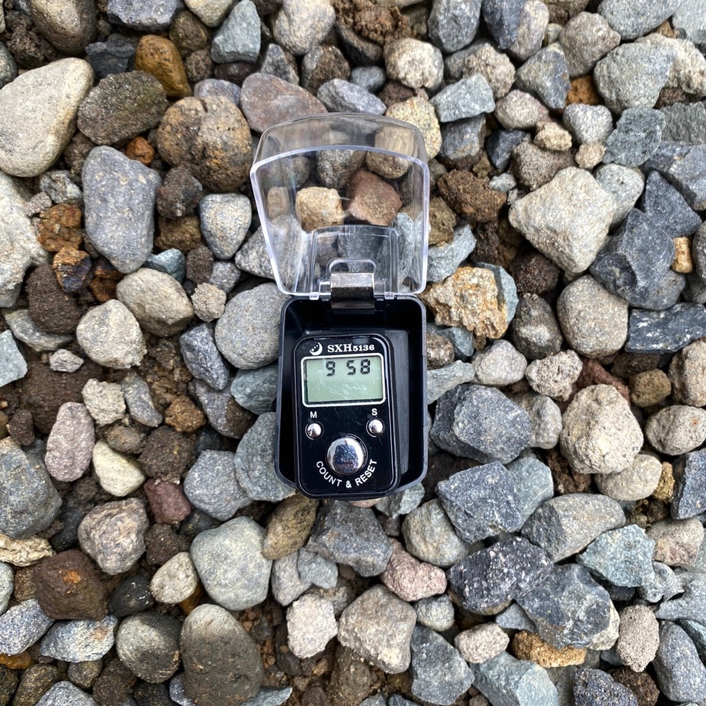 [BISA COD] SXH5136 Tasbih Digital Tanggal + Jam Tasbih Mini Elektrik Dapat Box Kaca