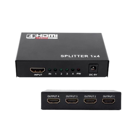 Splitter hdmi 4 port - Hdmi splitter 1-4