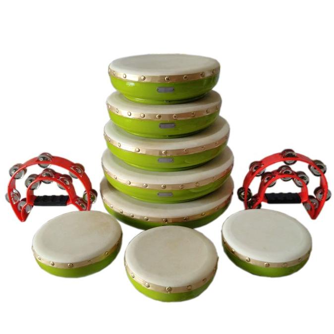 Rebana 1 Set Kasidah Jepara Ukir & Polos Super Professional 10 Pemain