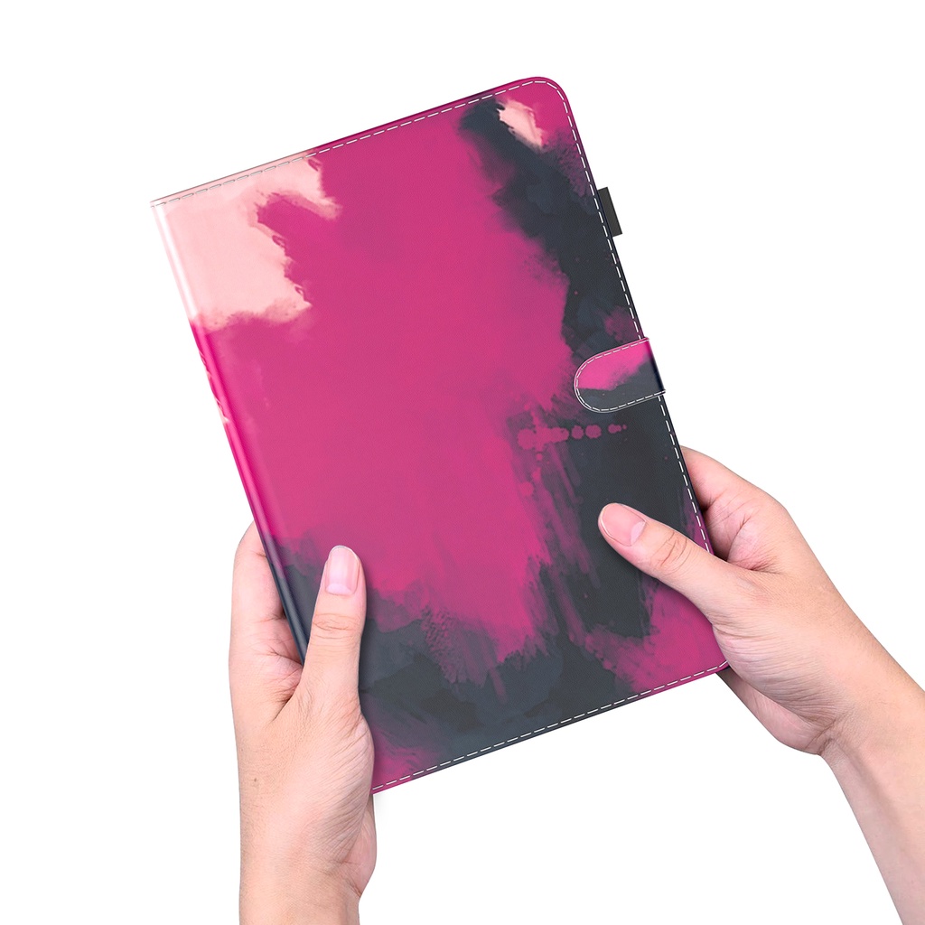 Untuk Huawei MatePad 10.4 SE (2022) AGS5-L09 AGS5-W09 Mate Pad SE 10.4-inci Kualitas Tinggi Tablet Perlindungan Case Fashion Cat Air Kulit PU Casing Flip Dompet Slot Kartu Stand Cover