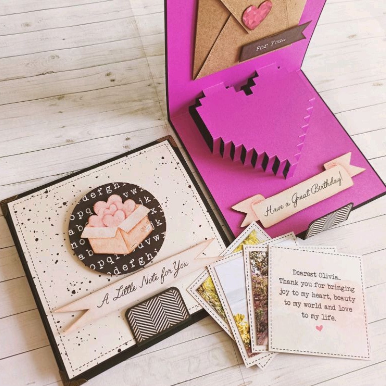 Kartu Pop Up | Kartu Ulang Tahun | Kartu Anniversary | Kado Pacar