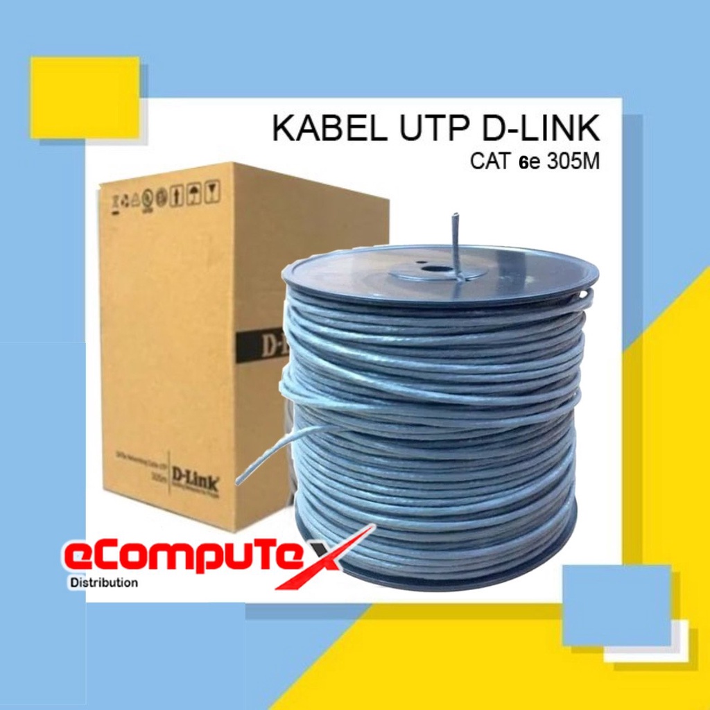 KABEL LAN UTP DLINK CAT 6 ROLL 305M CAT6 D-LINK