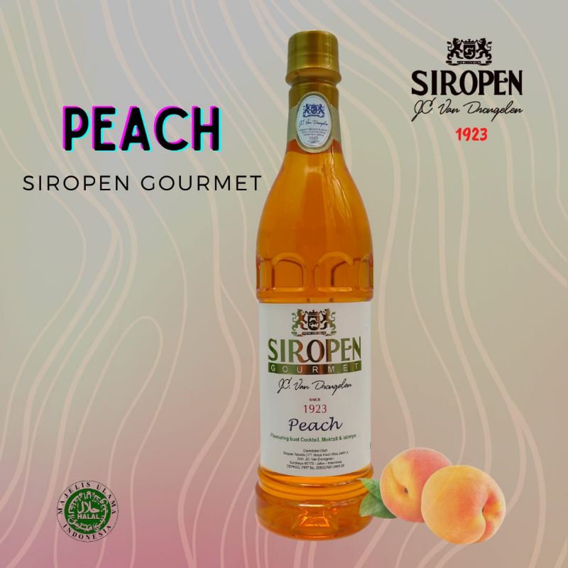 

Sirup Peach Flavoring Siropen Gourmet 700ml
