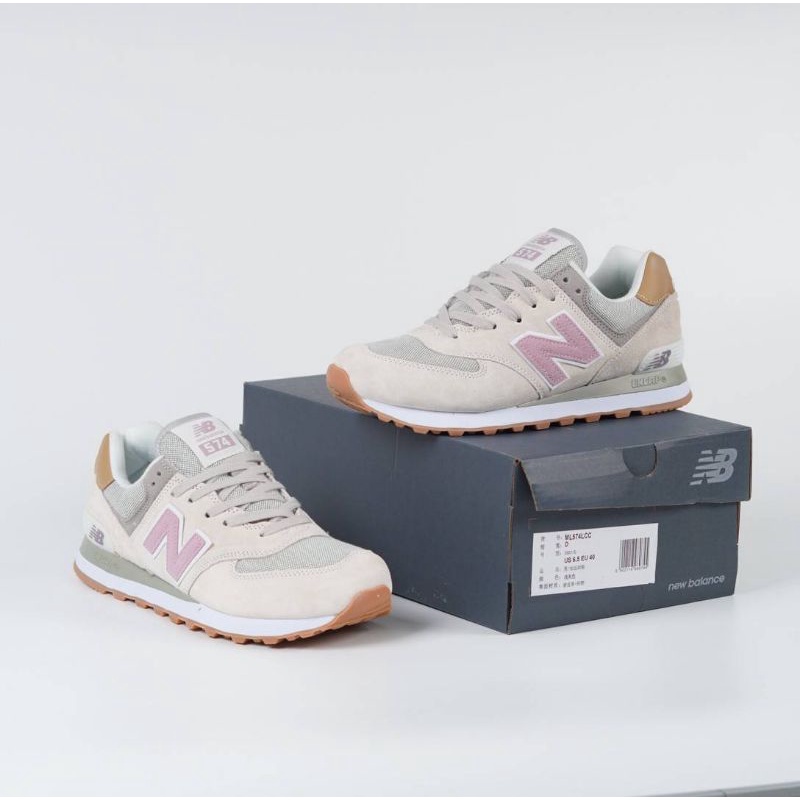 Sepatu NB 574LCC Beige Pink