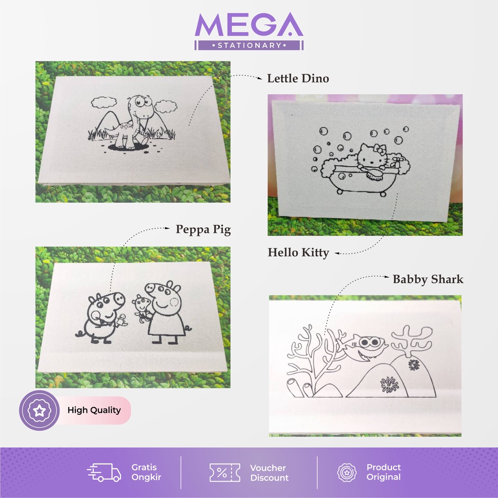 

Kanvas lukis Gambar Mewarnai anak anak, Kanvas Gambar Buat Anak
