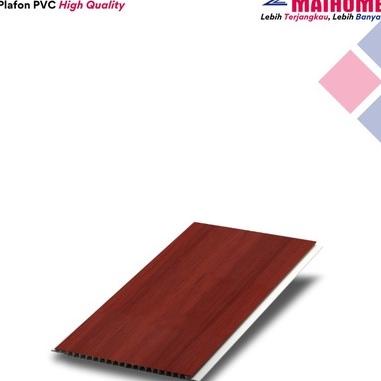 GRATIS ONGKIR P870 Plafon pvc motif kayu merah doff Maihome wood 13 ₫