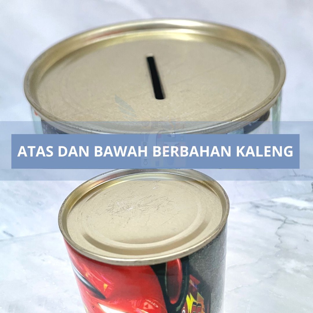 Celengan Karakter / Celengan Target / Celengan Kaleng Size S