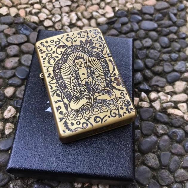 K0Rex Zippo Motif Premium Zippo Made In Usa Mancis Zippo Motif Budha