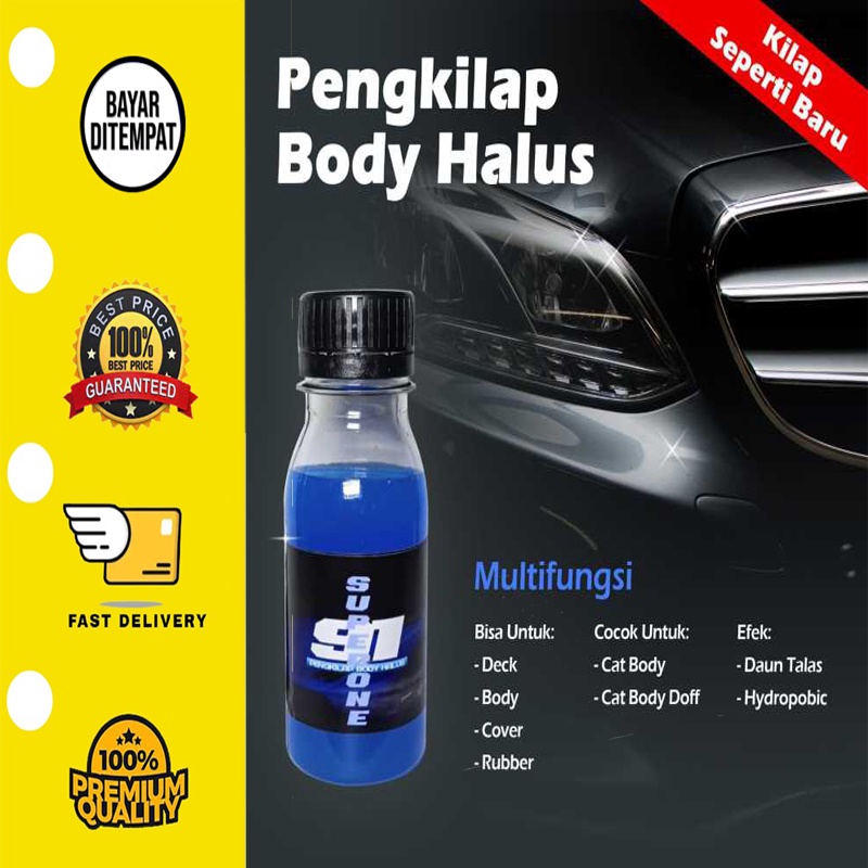 ✅  50ml PENGKILAP BODY MOTOR MOBIL KINCLONG TAHAN LAMA