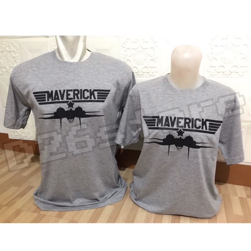 Kaos COUPLE Maverick Top Gun Plane Airplane Film Top Gun Maverick Tom Cruise Movie
