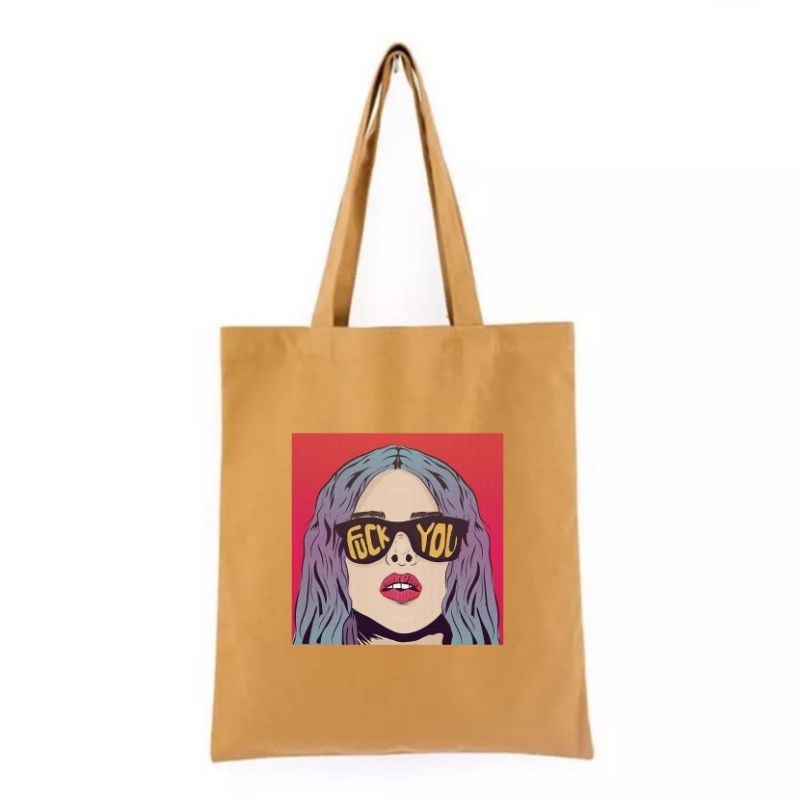 Tote Bag Tas Kanvas Murah Pria WanitaTerbaru