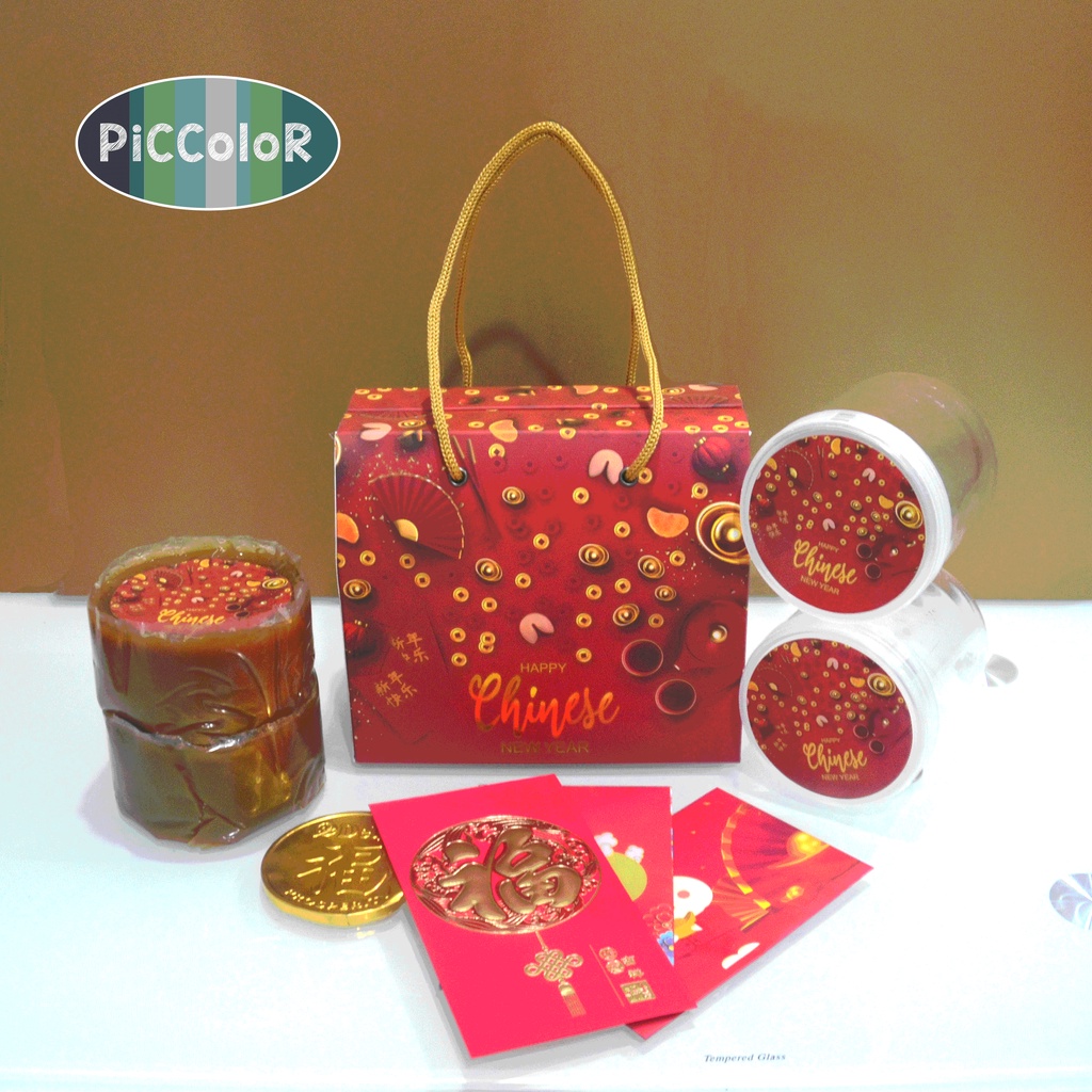 

GABLE BOX IMLEK / KOTAK HAMPERS SINCIA (MEDIUM SIZE) – RED ORNAMENTS