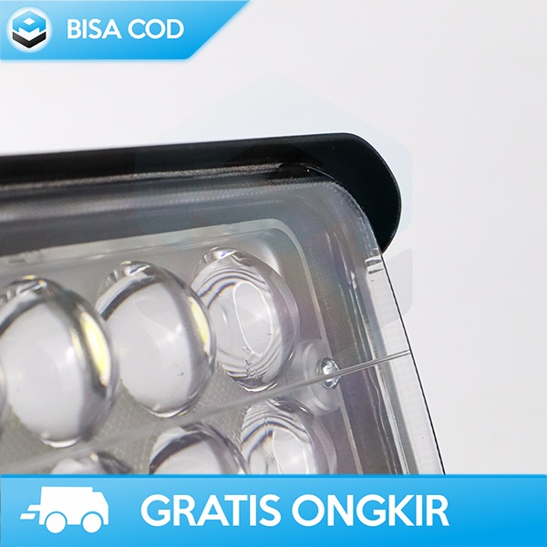 LAMPU TEMBAK SOROT 15 LED SPOTLIGHT COOL WHITE WATERPROOF IP67 45WATT