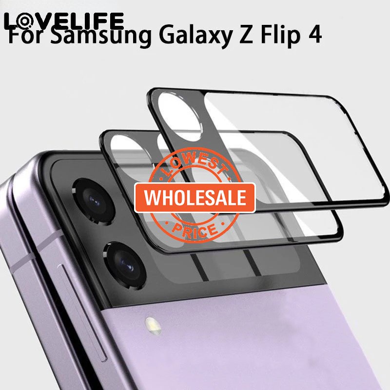 [Harga Grosir]Pelindung Layar Tempered Glass 3D HD Anti Gores Untuk Samsung Galaxy Z Flip 4