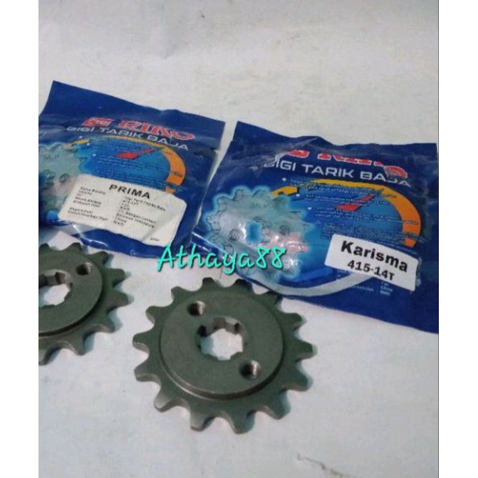 GEAR GIR DEPAN 415 RIKO HONDA GRAND,PRIMA, KHARISMA,SUPRA X 125 FI/HELM IN, SUPRA,SUPRA FIT NEW