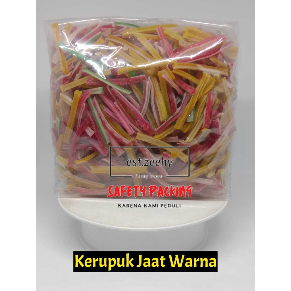

Kerupuk Jaat Aneka Warna Kemasan 1 Kg
