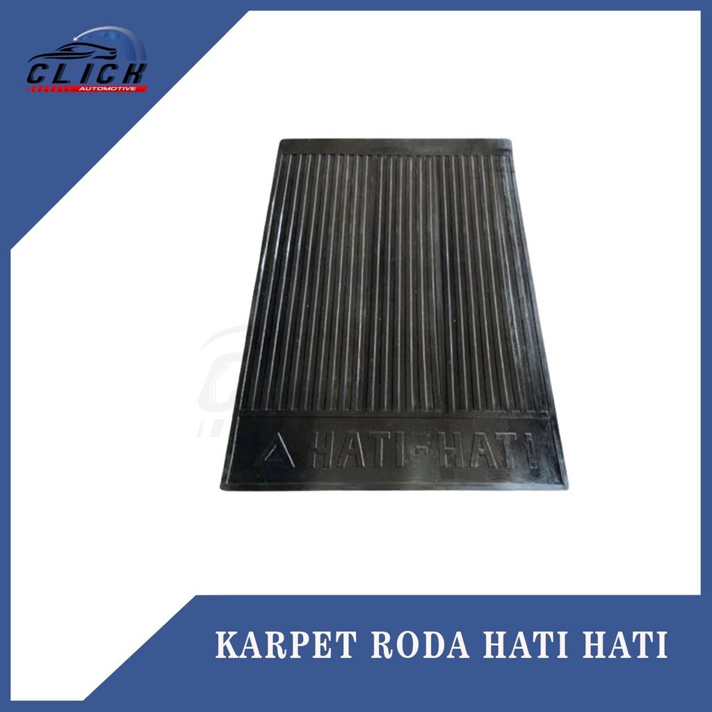 Karpet Karet Lumpur / Mud Guard Roda Belakang Untuk Truck Universal (Karpet Hati-hati)