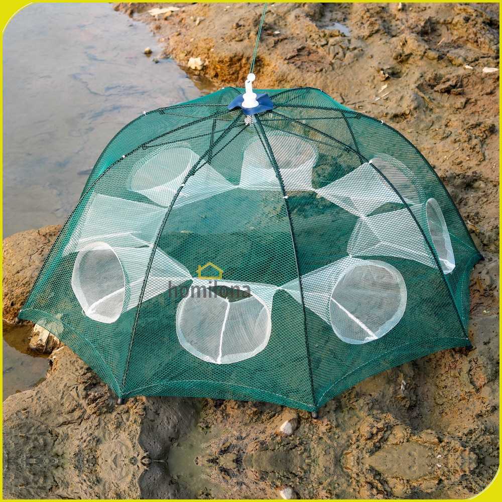 Jaring Pancing Ikan Hexagonal 8 Hole Fishing Net Trap Cage - Net001