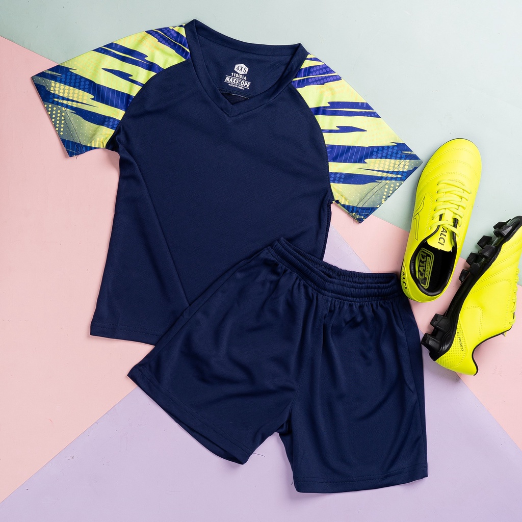 Baju Bola Setelan Jersey Futsal Kaos Olahraga Anak Hello Sun Sportswear Bengal Vai Navy/Navy