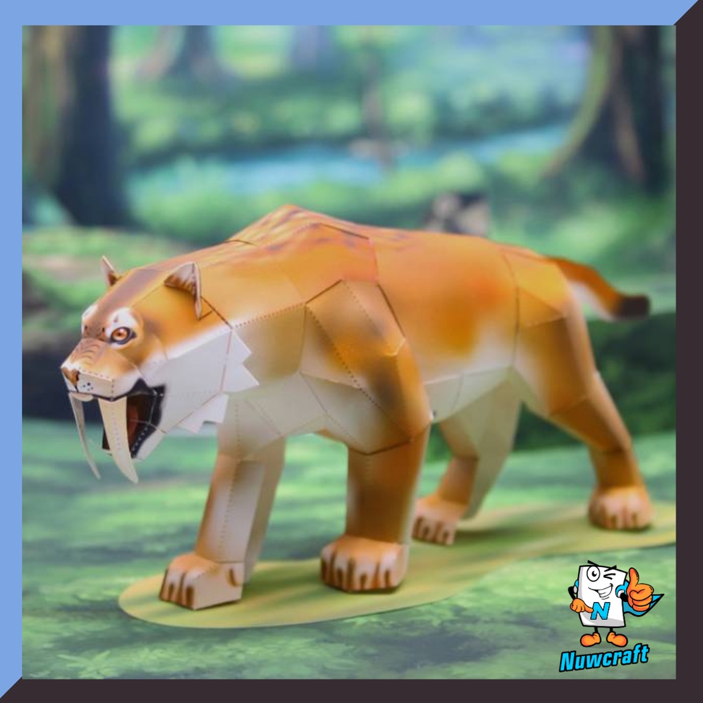 Nuwcraft Smilodon Papercraft